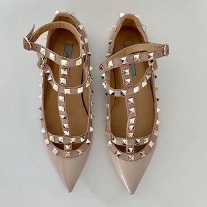 COPY - Jiu Du Pointed Flats Studded Shoes